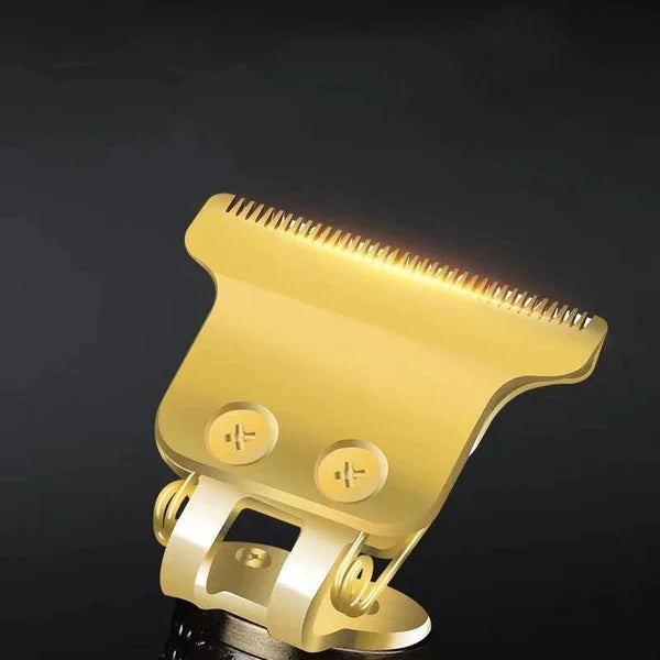 Máquina de Barbear e Cortar Cabelo Elétrica Sem Fio - Gold Dragon